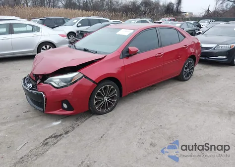 2015 Toyota Corolla S Plus from USA, damaged, VIN 2T1BURHE0FC238656
